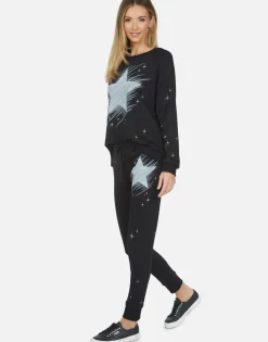 Hot Noleta Sparkle Star Women Long Sleeve