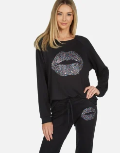 New Noleta Sprinkle Lip Women Long Sleeve