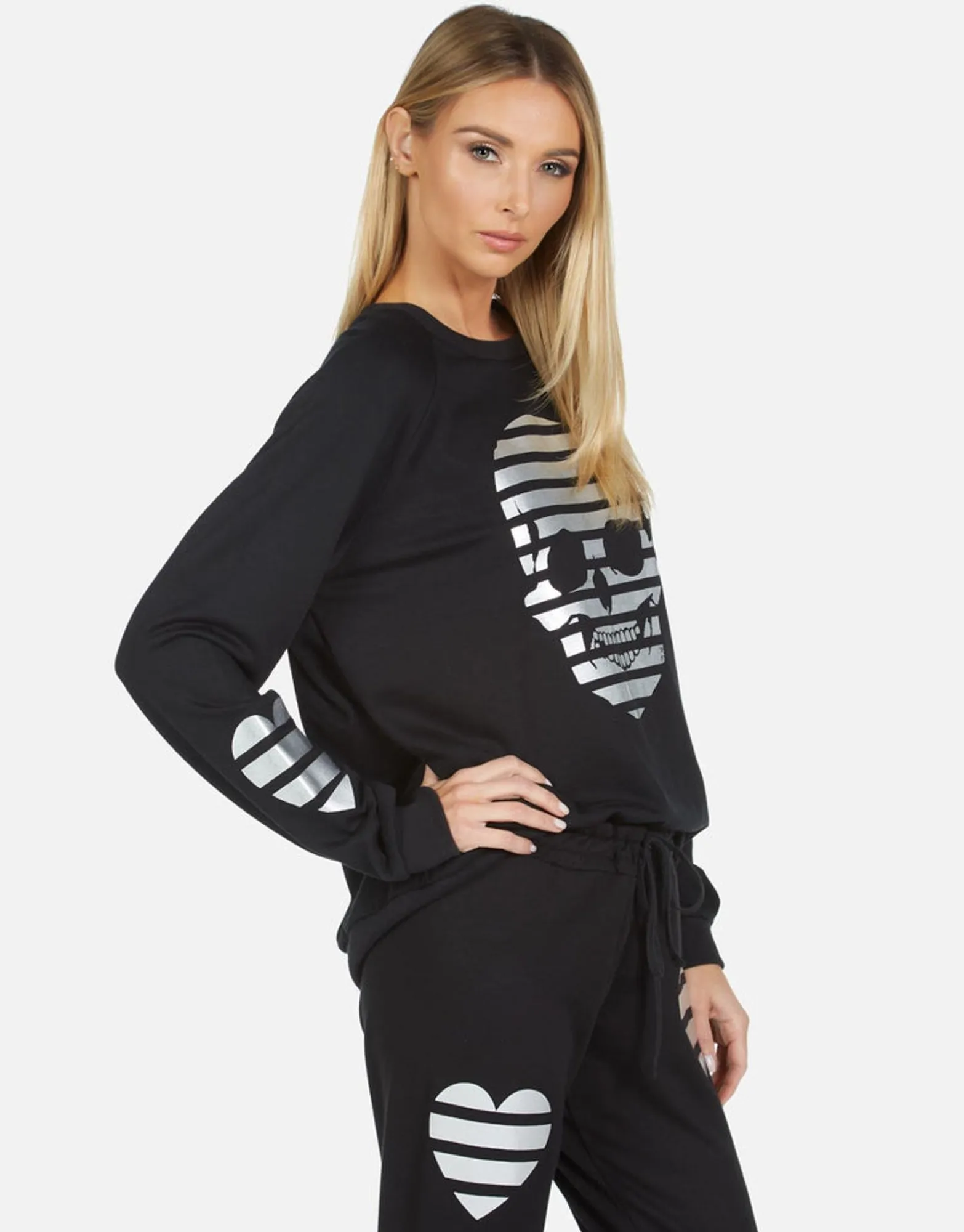 Cheap Noleta Stripe Skull Women Long Sleeve