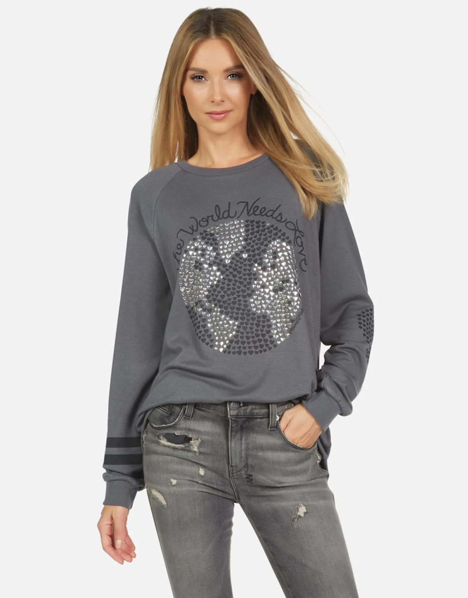 Cheap Noleta World Needs Love Women Long Sleeve