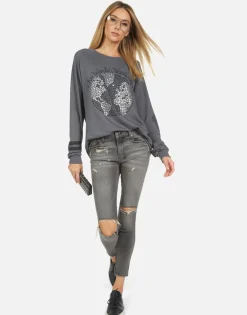 Cheap Noleta World Needs Love Women Long Sleeve