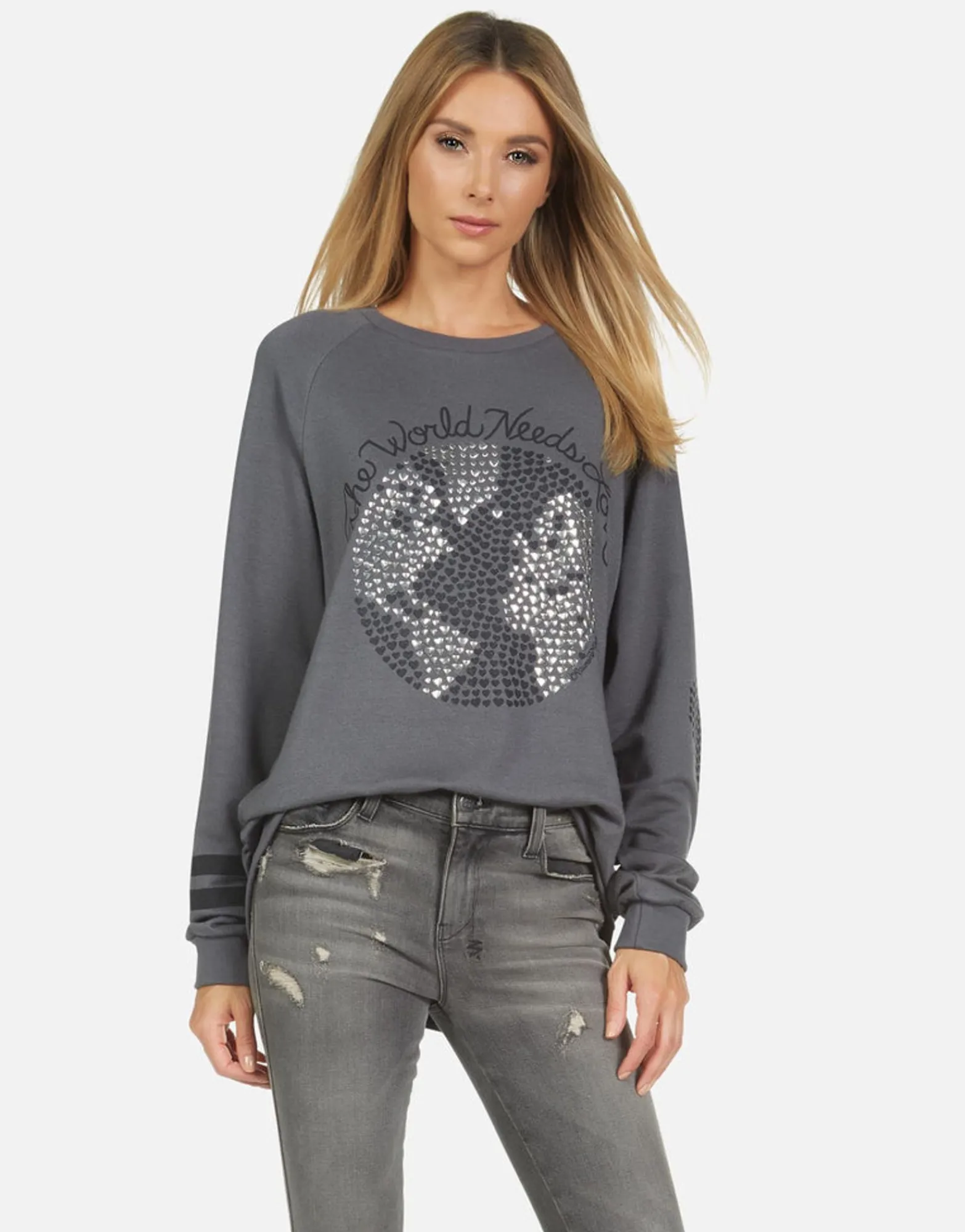 Cheap Noleta World Needs Love Women Long Sleeve