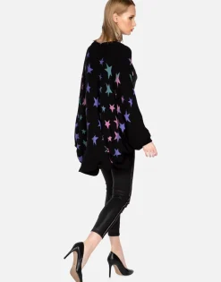 Fashion Ombre Stars Cardigan Wrap | Isla By Women Sweaters & Knits