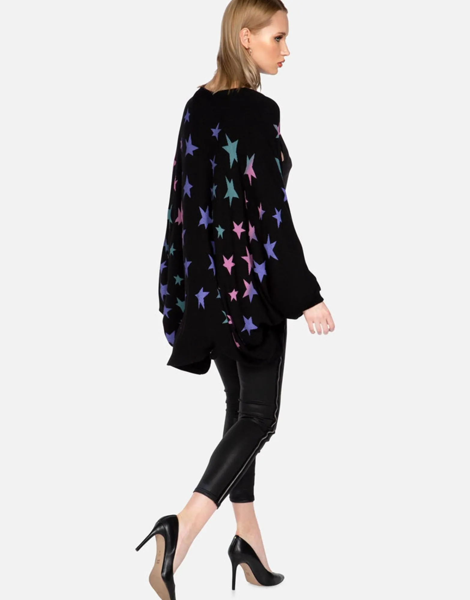 Fashion Ombre Stars Cardigan Wrap | Isla By Women Sweaters & Knits