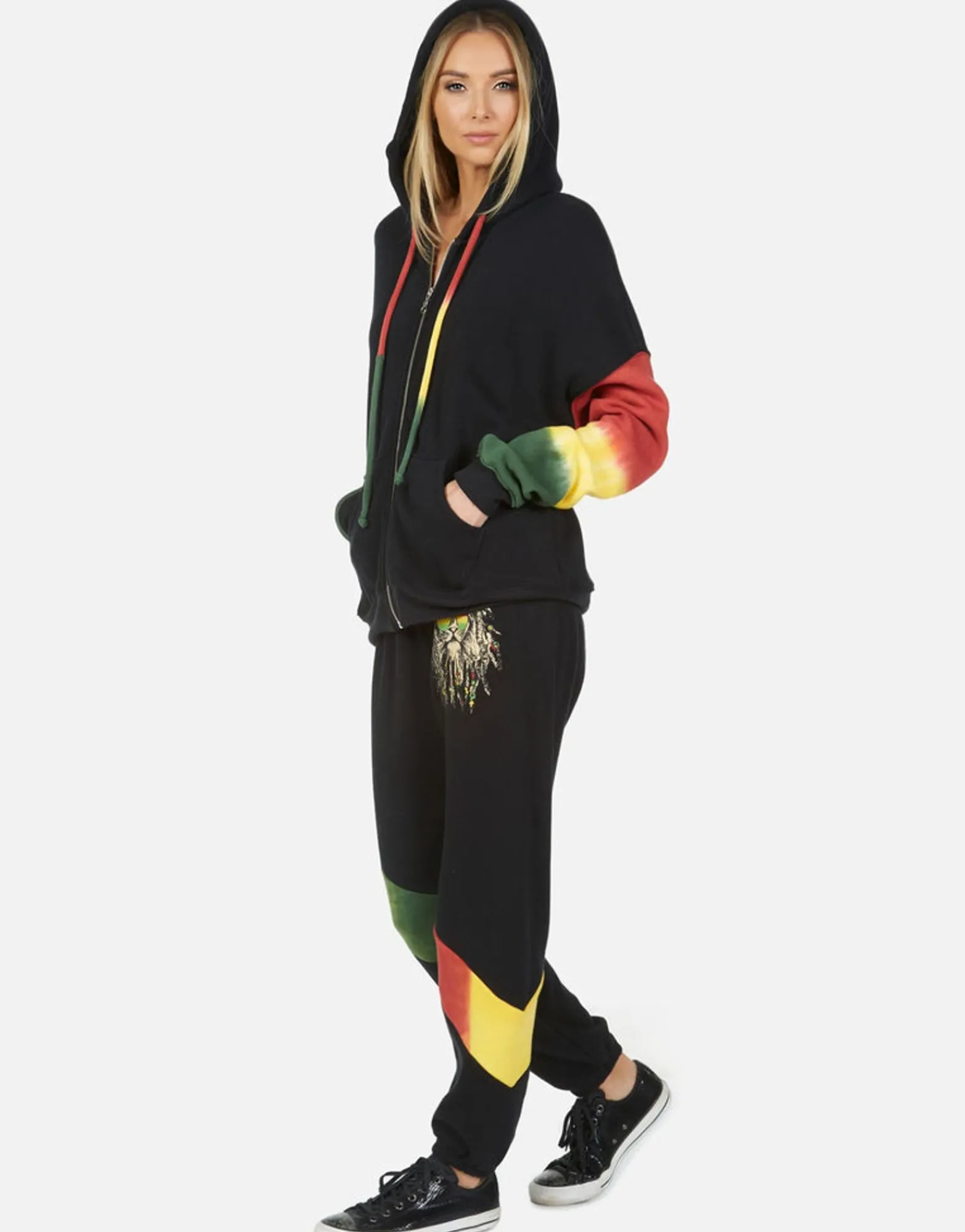Best Sale Ophelia Rasta Lion Women Long Sweatpants