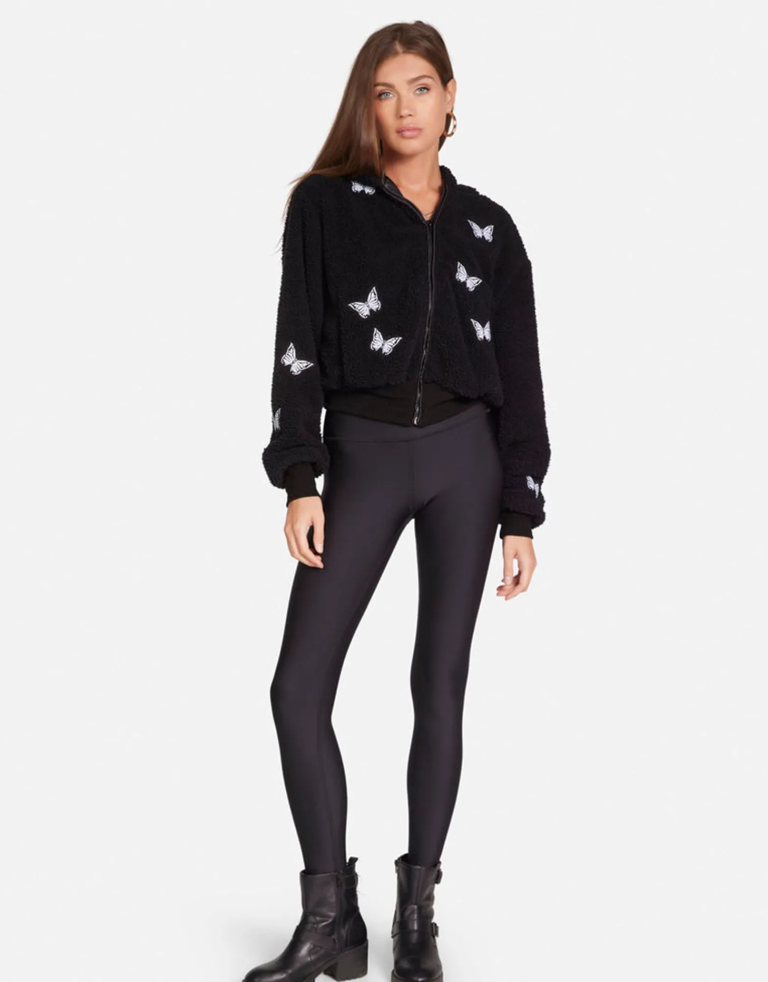 Flash Sale Optimist Butterflies Sherpa Jacket In | Lumi By Women Jackets