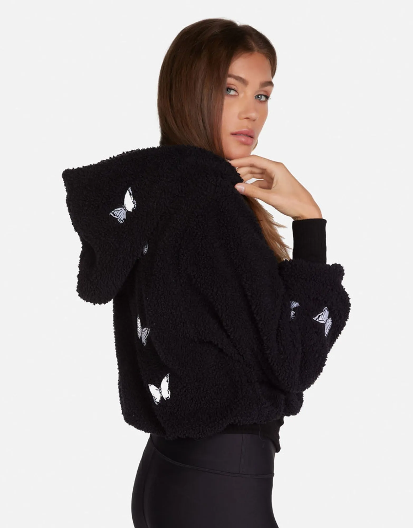 Flash Sale Optimist Butterflies Sherpa Jacket In | Lumi By Women Jackets
