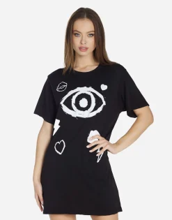 New Painted Evil Eye Dress In | Misty By Women Dresses