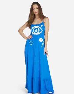 Fashion Painted Evil Eye Dress In | Beatrix By Women Dresses