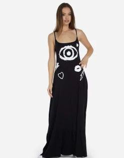 Best Sale Painted Evil Eye Dress In | Beatrix By Women Dresses