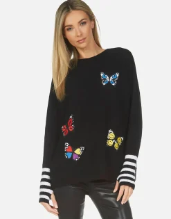 Cheap Paloma Butterfly Patches Women Sweaters & Knits