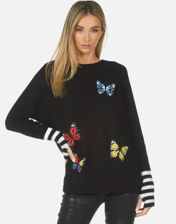 Cheap Paloma Butterfly Patches Women Sweaters & Knits