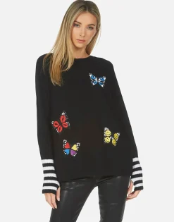 Cheap Paloma Butterfly Patches Women Sweaters & Knits
