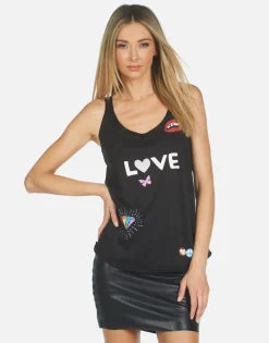 Discount Parson Crystal Love Elements Women Tanks