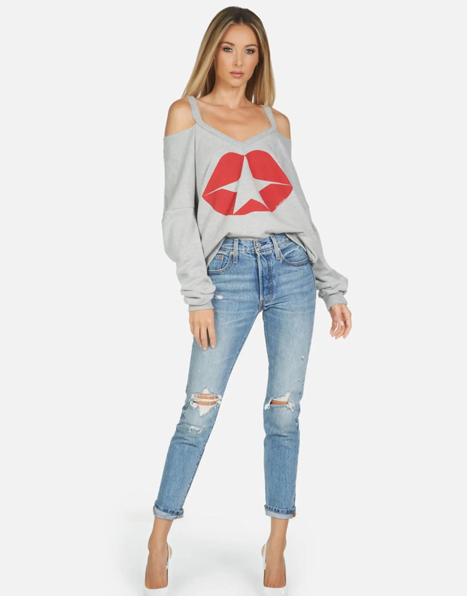 Clearance Patricia Star Kiss Women Long Sleeve