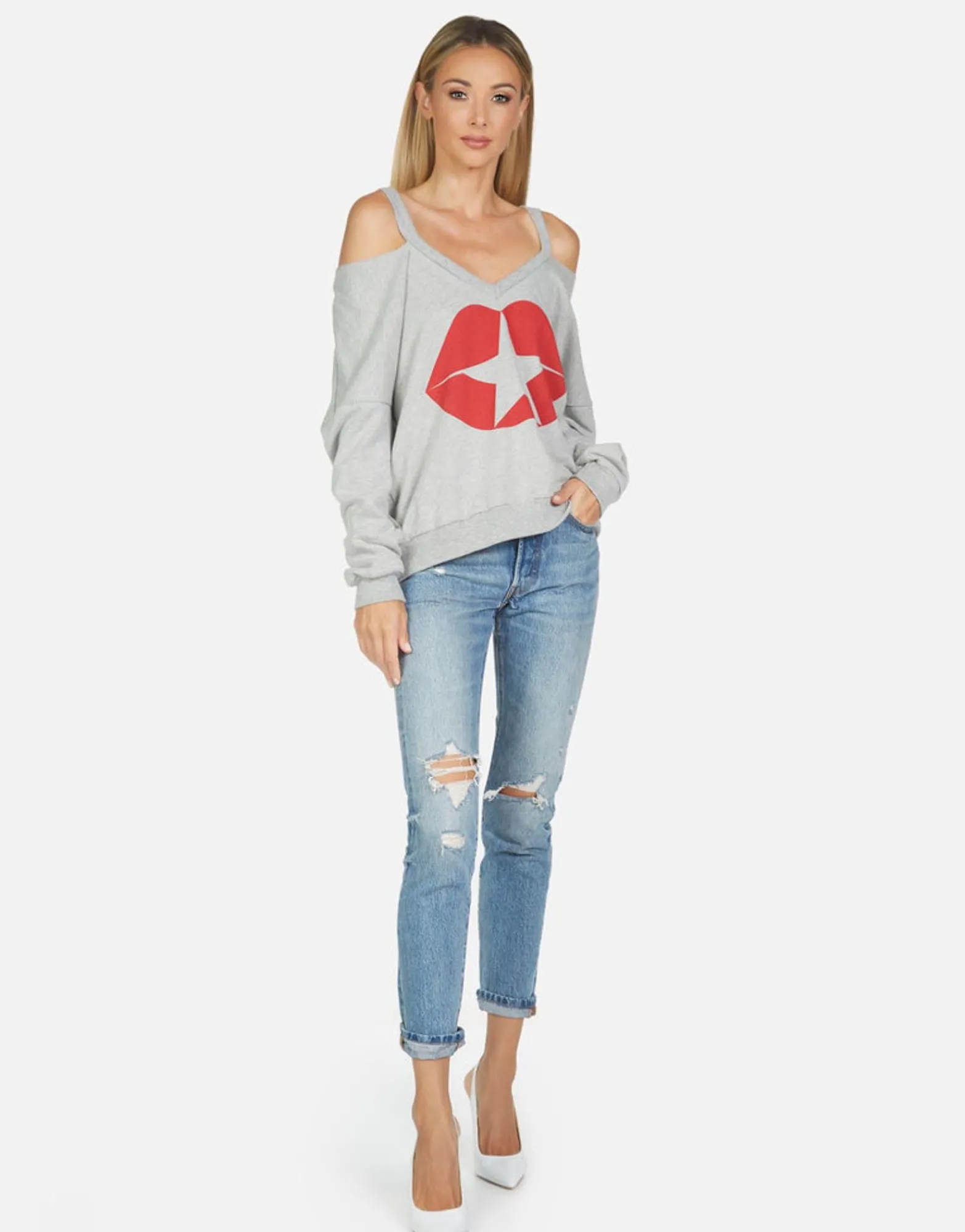 Clearance Patricia Star Kiss Women Long Sleeve