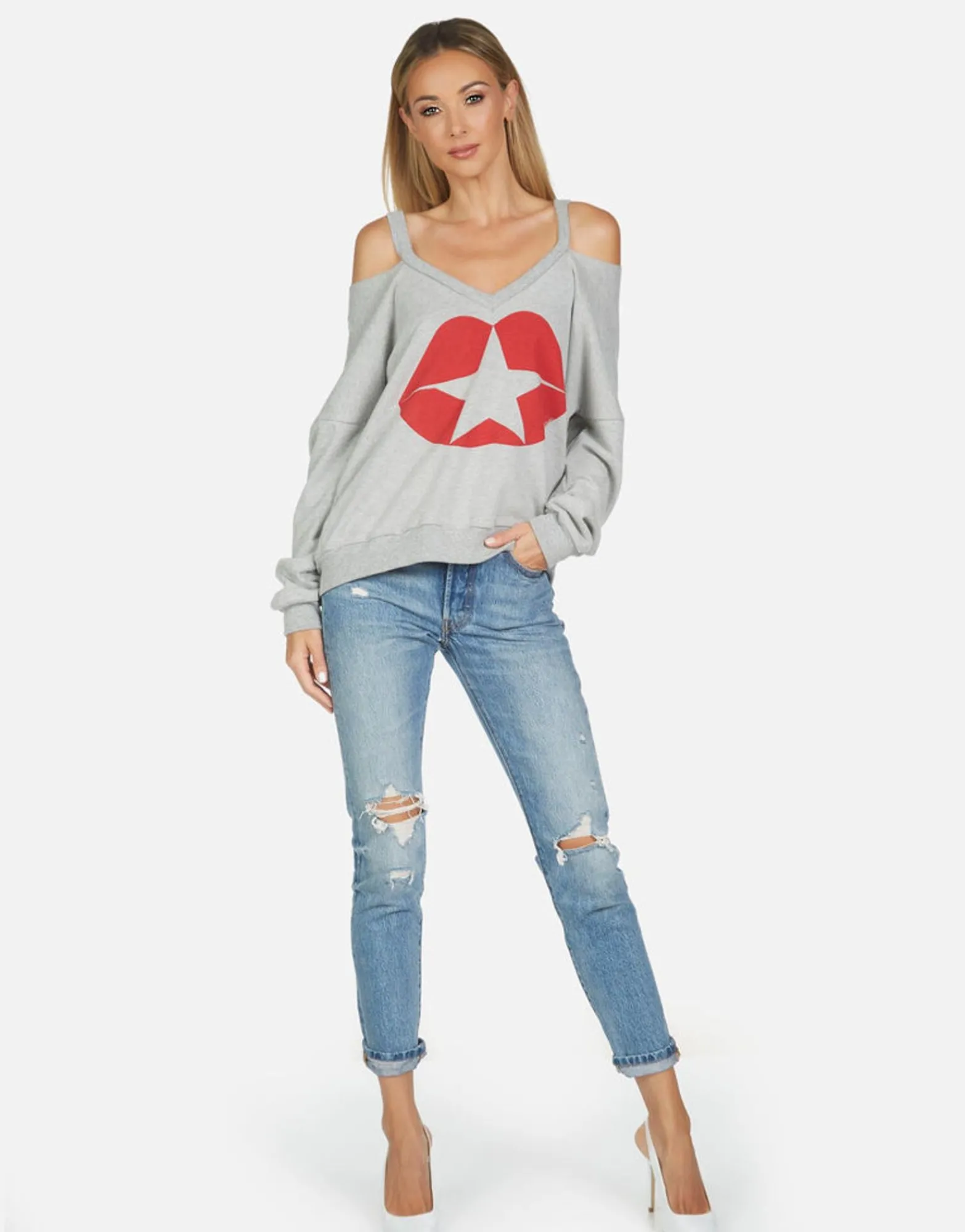 Clearance Patricia Star Kiss Women Long Sleeve