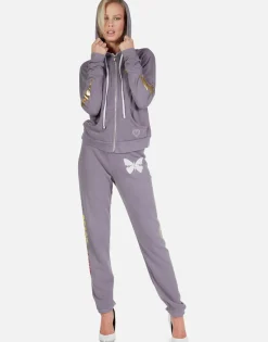 Clearance Peace & Love Butterfly Zip Up Hoodie | Lennox By Women Hoodies