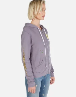 Clearance Peace & Love Butterfly Zip Up Hoodie | Lennox By Women Hoodies