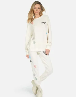 Best Peace Hippie Classic Women'S Sweatpant | Alana By Women Crop Sweatpants