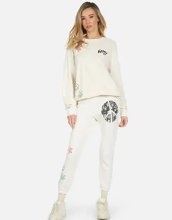 Best Peace Hippie Classic Women'S Sweatpant | Alana By Women Crop Sweatpants