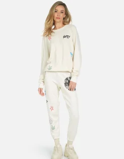 Best Peace Hippie Classic Women'S Sweatpant | Alana By Women Crop Sweatpants