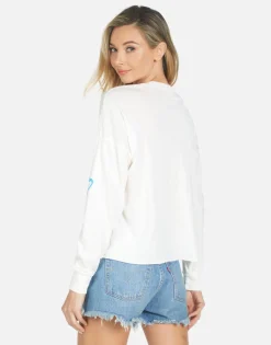 Discount Peace Hippie L/S Crop Tee | Luella By Women Long Sleeve