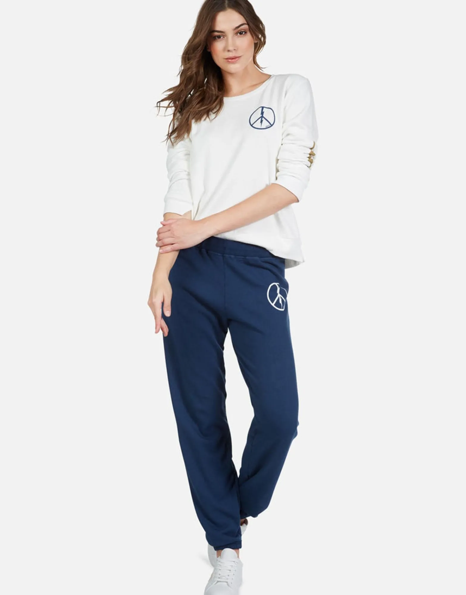 Hot Peace Lightning L/S Pullover W/ Slit Cuff | Calista By Women Long Sleeve