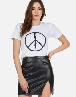 Clearance Peace Lightning S/S Vintage Tee | Croft By Women Short Sleeve
