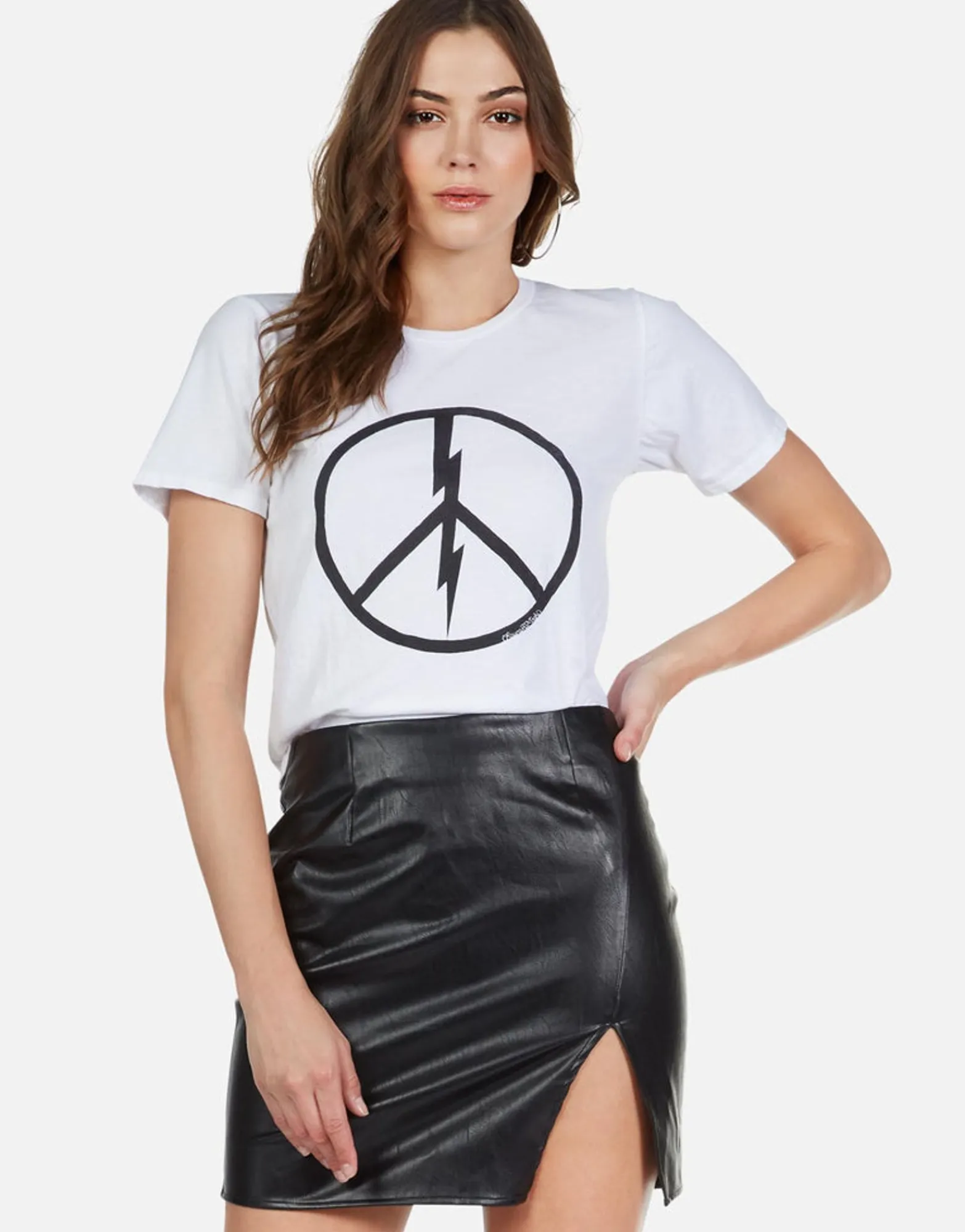 Clearance Peace Lightning S/S Vintage Tee | Croft By Women Short Sleeve