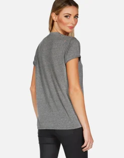 Online Peace Love Skull S/S Vintage Tee W/ Holes | Capri By Women Short Sleeve