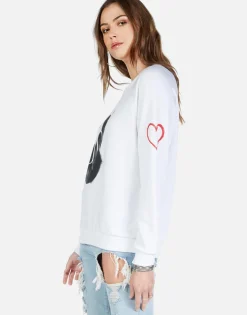 Hot Peace Spray Ls Vintage Pullover | Noleta By Women Long Sleeve