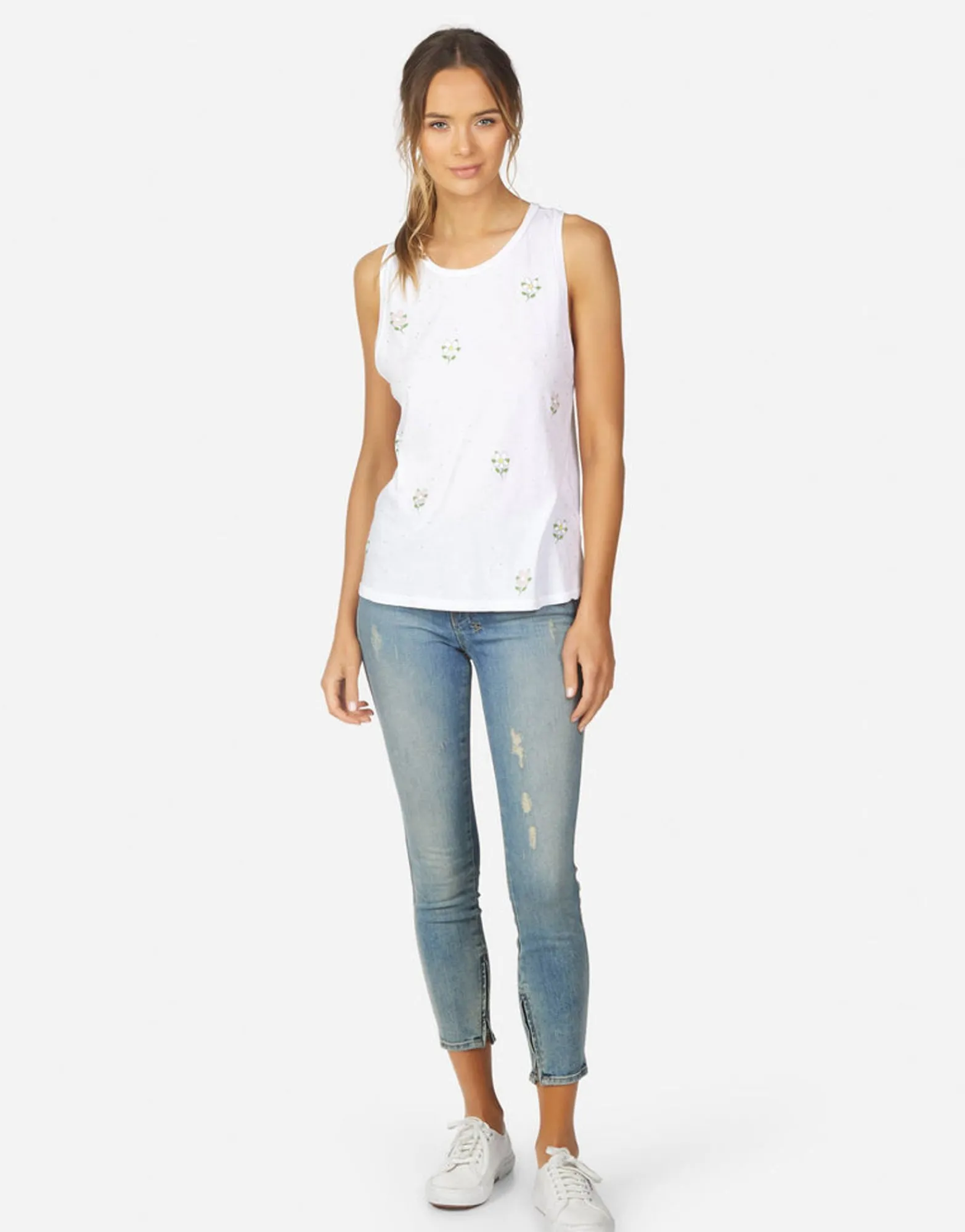 Best Peyton Daisy Crystal Women Tanks