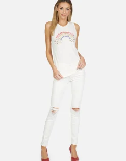 Cheap Peyton Fruit Rainbow Women Tanks