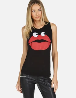 Discount Peyton Kiss Face Women Tanks