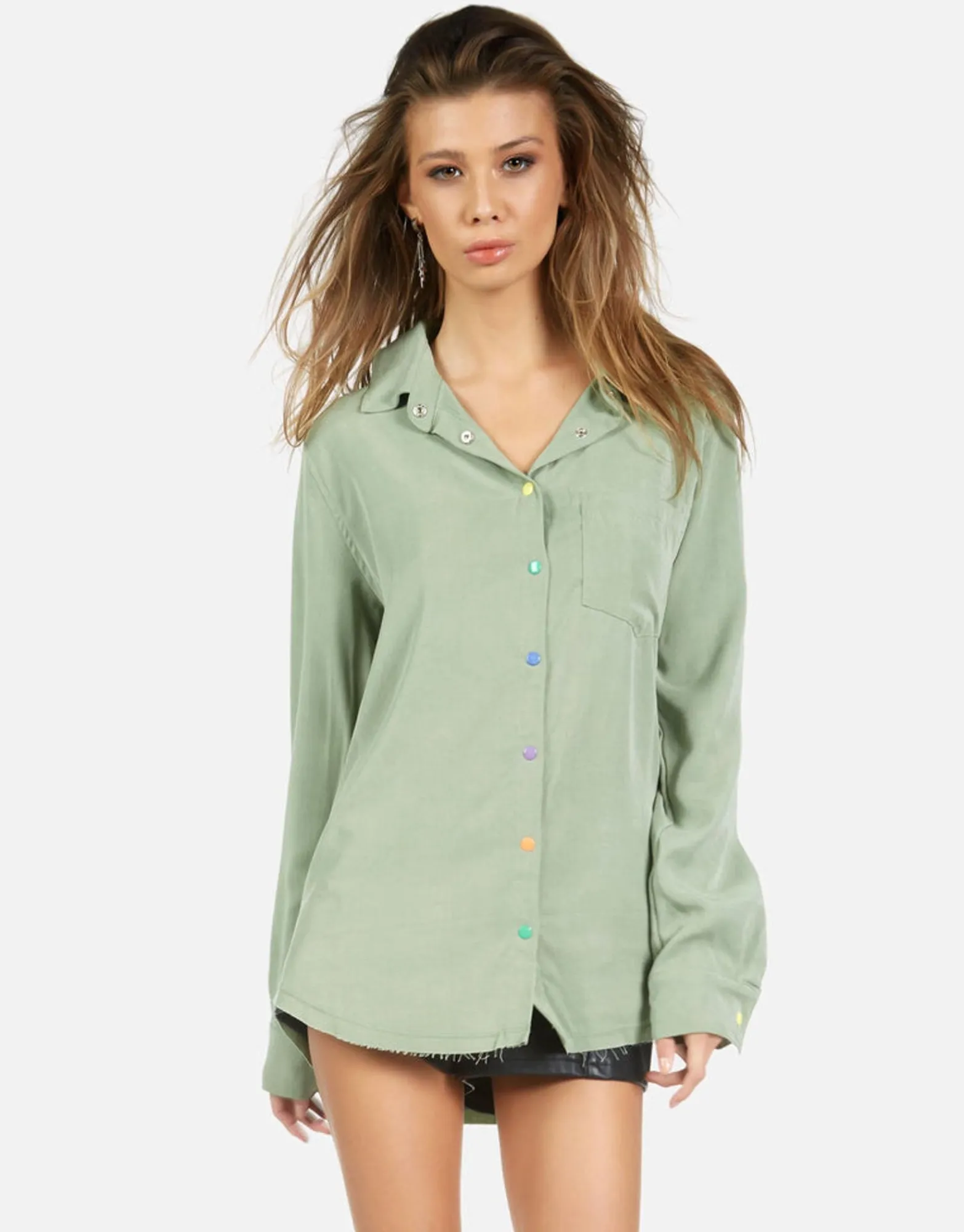 Shop Pilar Rainbow Heart Women Long Sleeve
