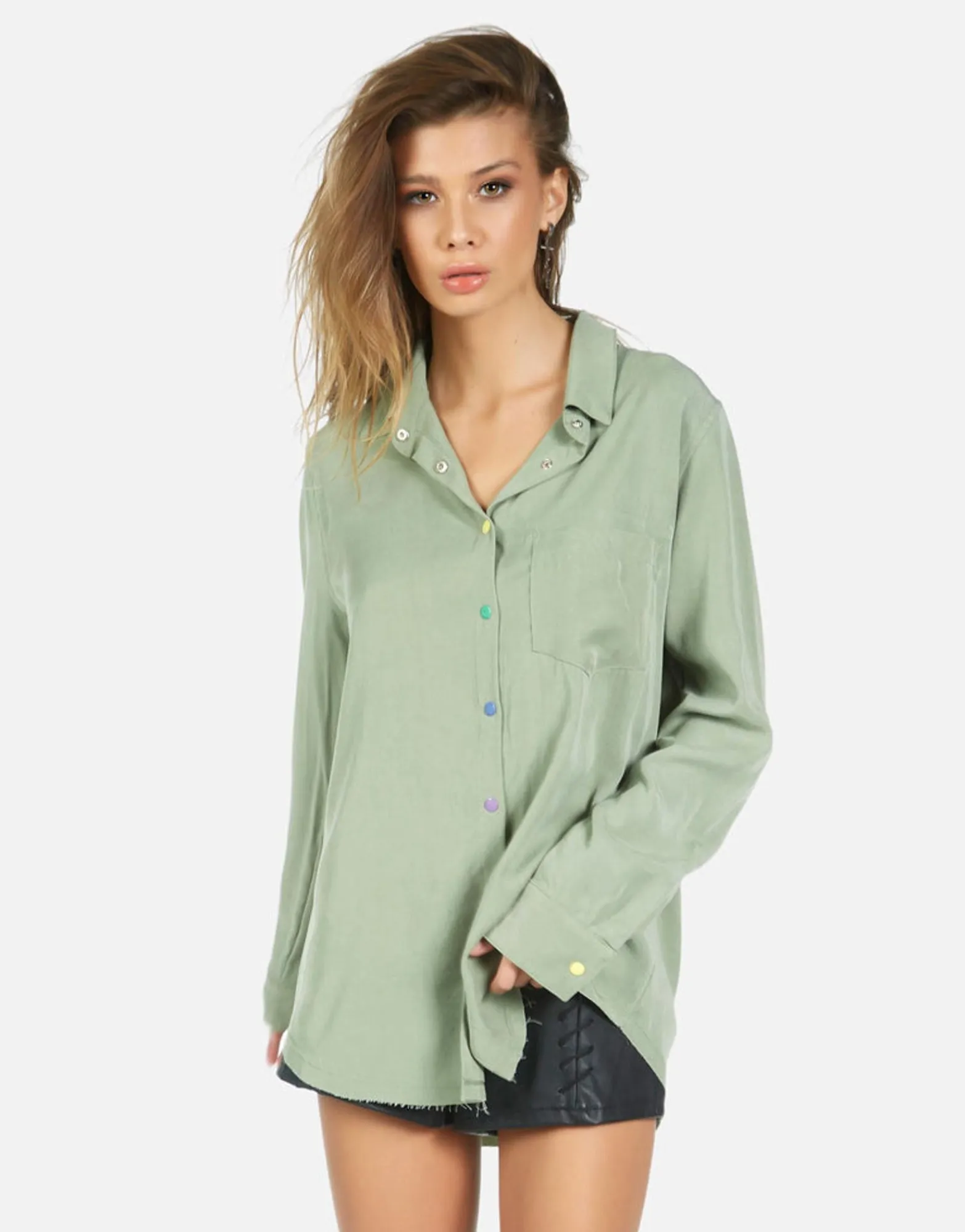 Shop Pilar Rainbow Heart Women Long Sleeve