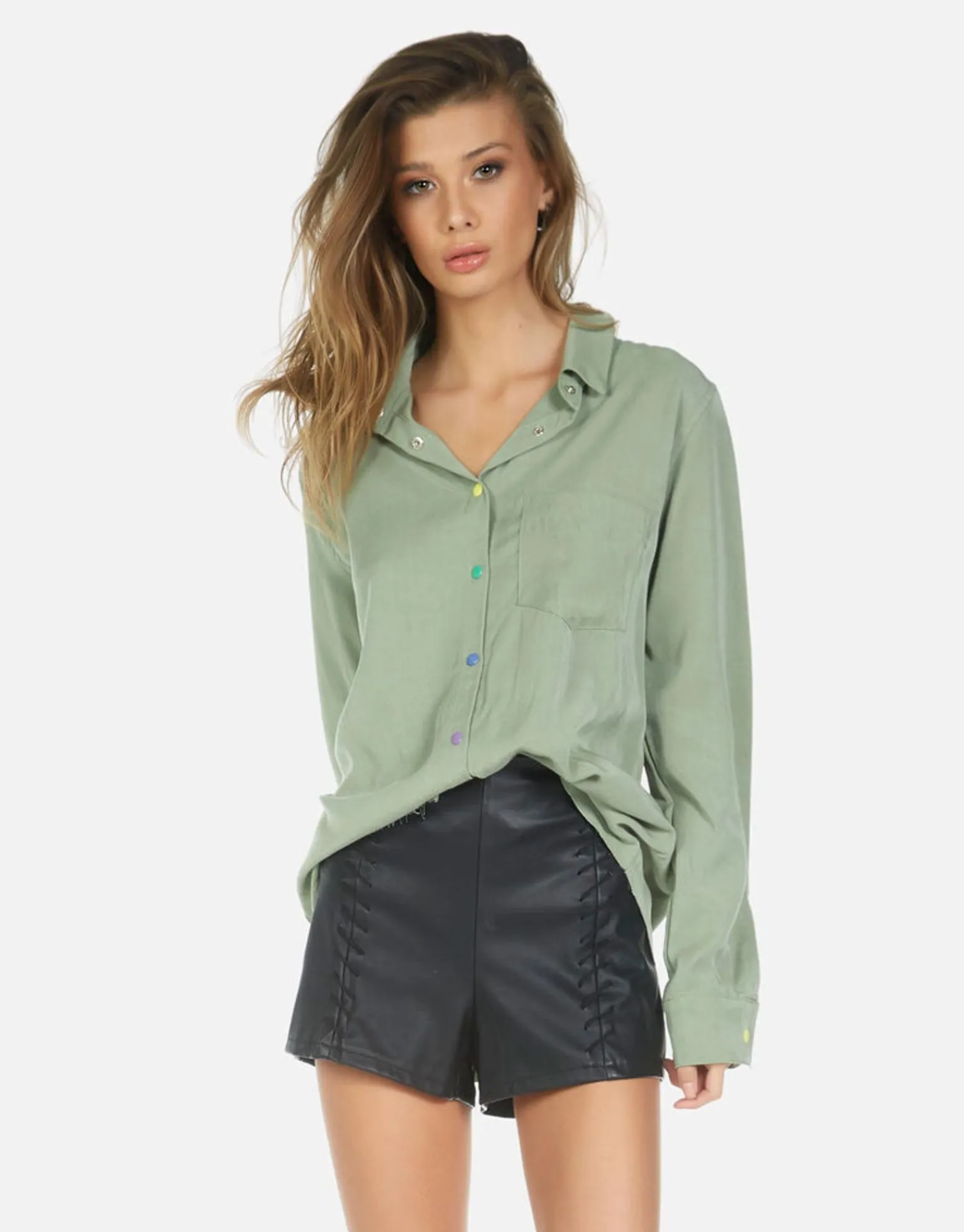 Shop Pilar Rainbow Heart Women Long Sleeve