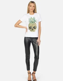 Discount Pineapple Skull Vintage Tee In | Croft X By Women Short Sleeve