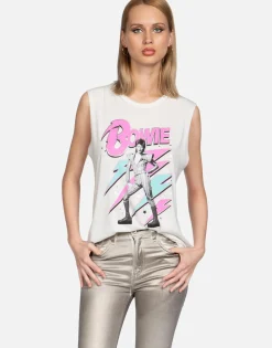 Discount Poison Skull Scoop Neck Muscle Tank | Kel By Women Tanks