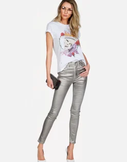Flash Sale Poison Skull S/S Vintage Band Tee For Women | Croft By Women Short Sleeve