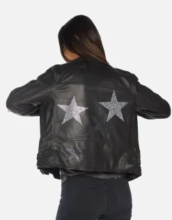Discount Posey Crystal Multi Stars Women Long Sleeve
