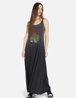 Sale Punk Leopard Maxi Tank Dress | Zinnia By Women Dresses