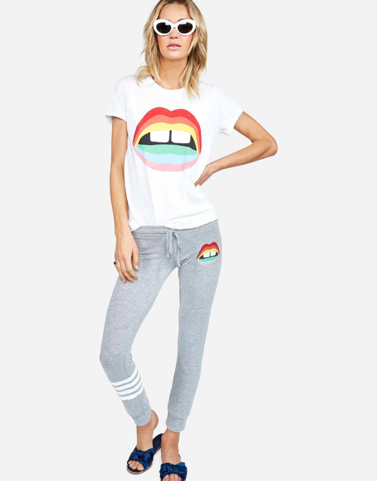 Discount Rainbow Gap Mouth Classic Sweatpant W/Cuff | Kizzy By Women Long Sweatpants