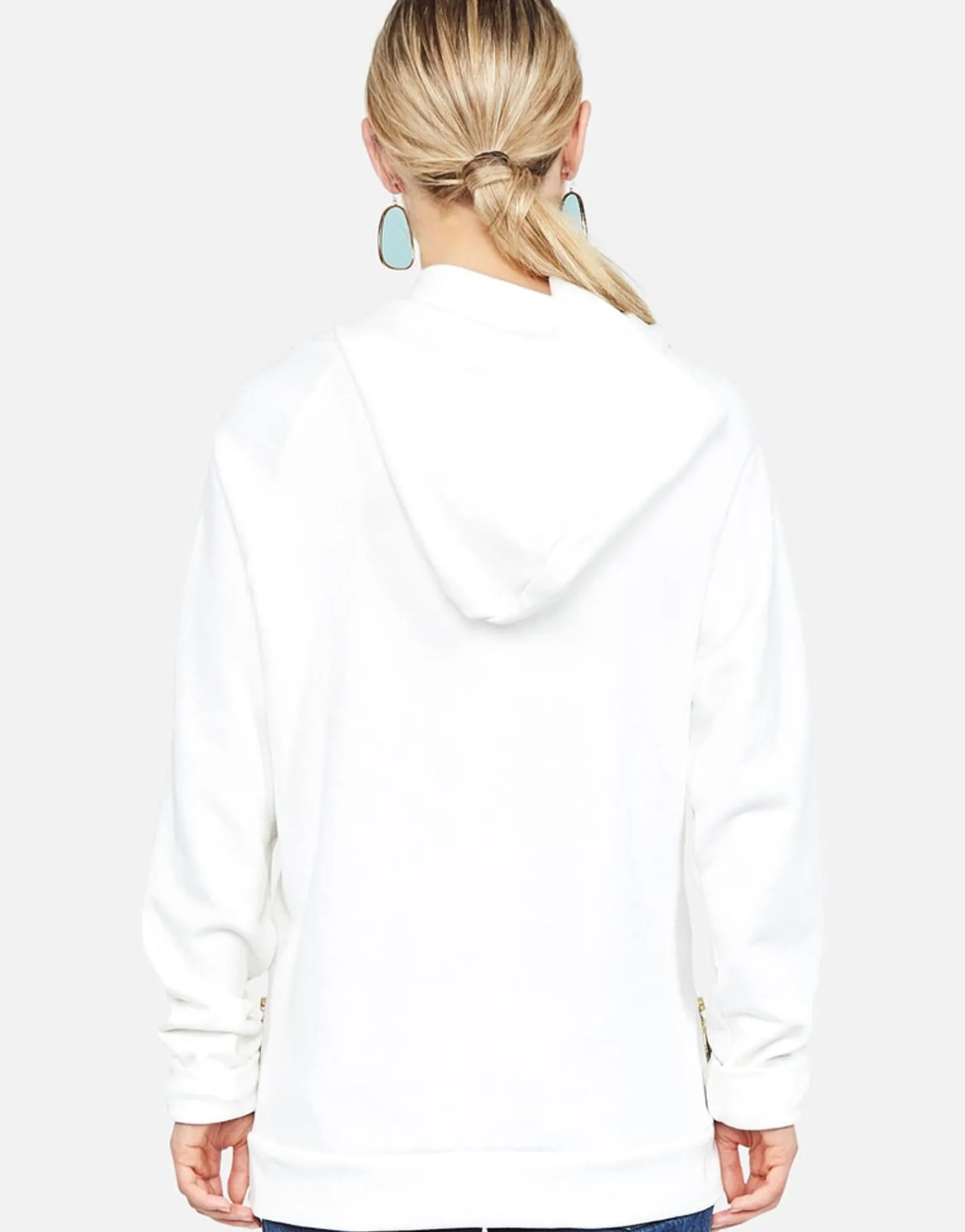 Online Rainbow Gap Mouth Hoodie W/ Side Zippers | Corbin By Women Hoodies