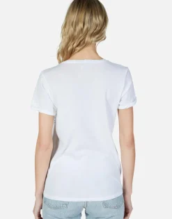 Clearance Rainbow Heart Outline Vintage S/S Tee | Edda By Women Short Sleeve