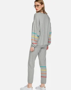 Fashion Rainbow Kiss Lip L/S Boyfriend Pullover | Babbs By Women Long Sleeve