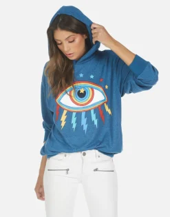 Shop Rainbow Lighting Eye Hoodie | Harmony By Women Hoodies