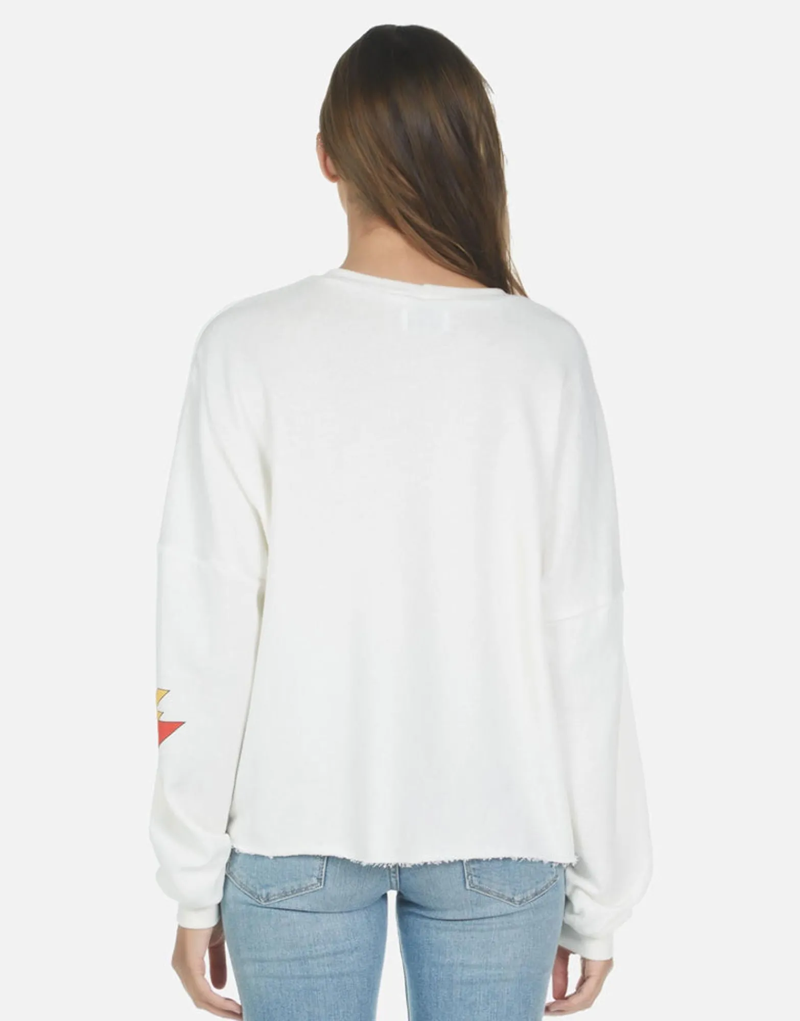 Best Rainbow Lightning Eye Crop Pullover | Lee By Women Long Sleeve