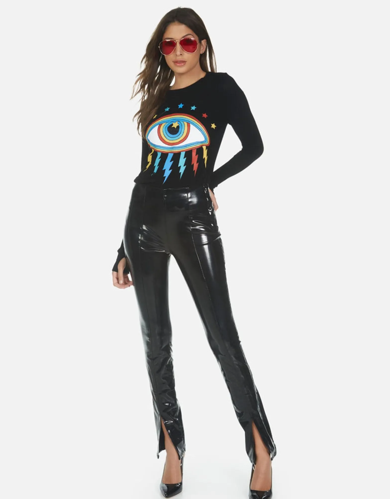 Cheap Rainbow Lightning Eye Fitted Thermal | Mckinley X By Women Long Sleeve
